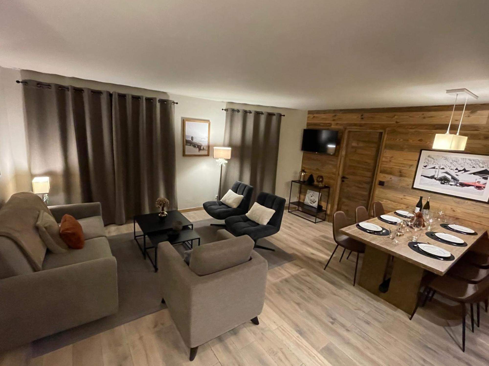Spacious Ski-In Ski-Out Apartment 4-6 Pax, 161 Sources De Marie Arc 1950 Les Arcs  Esterno foto